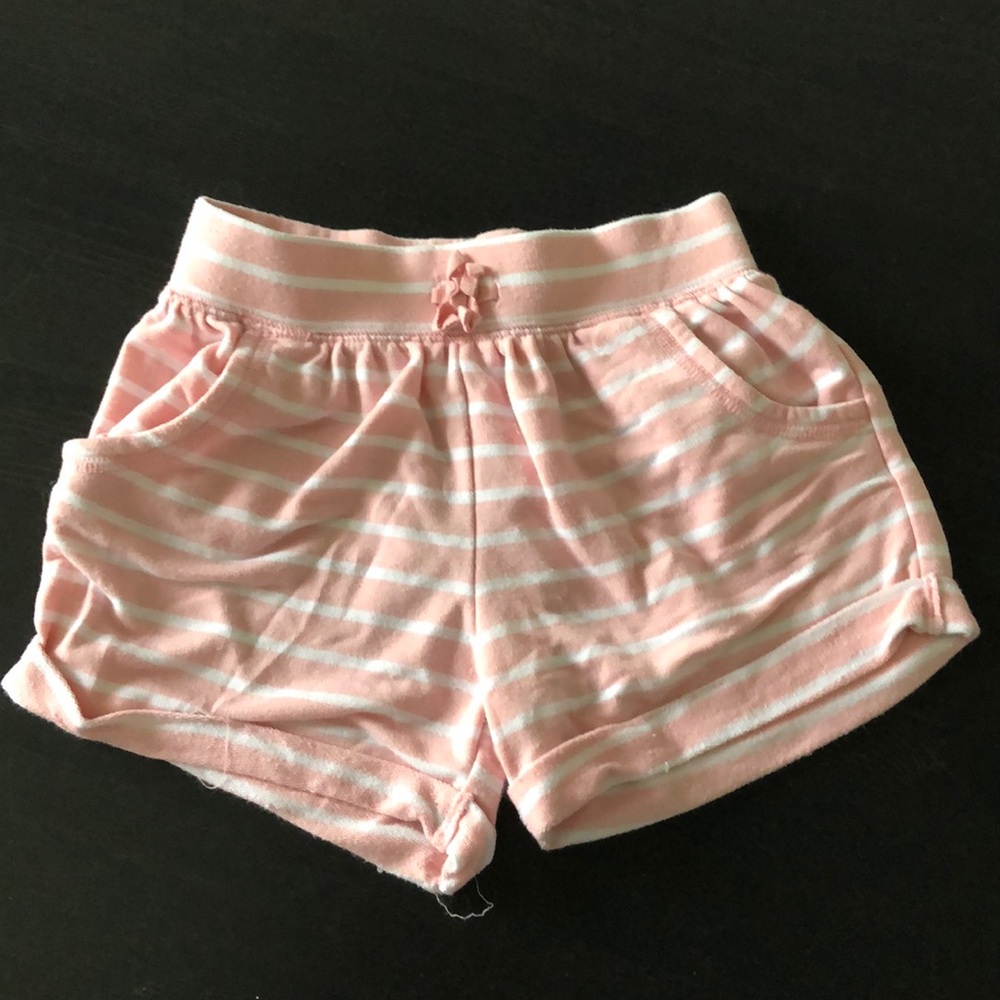 Old navy pink striped shorts